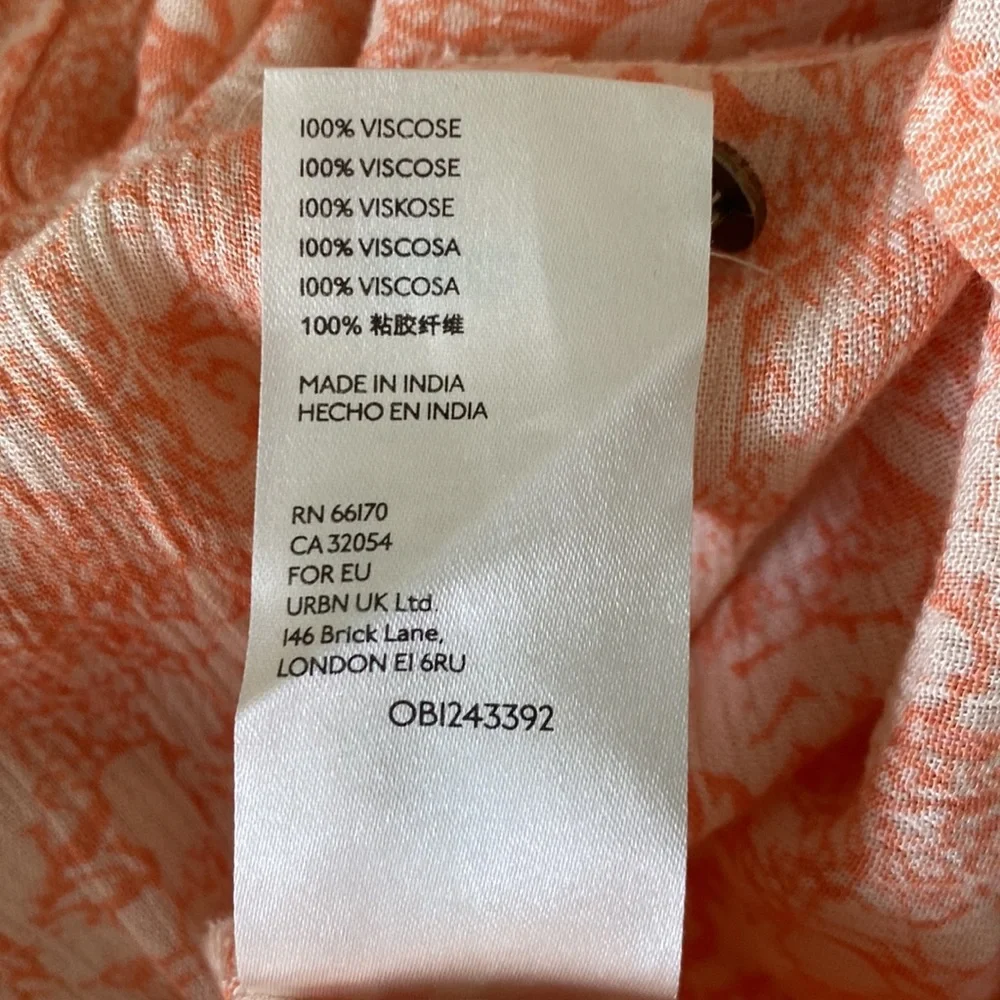 Anthropologie Claudia Floral Embroidered Baby Doll Top - S